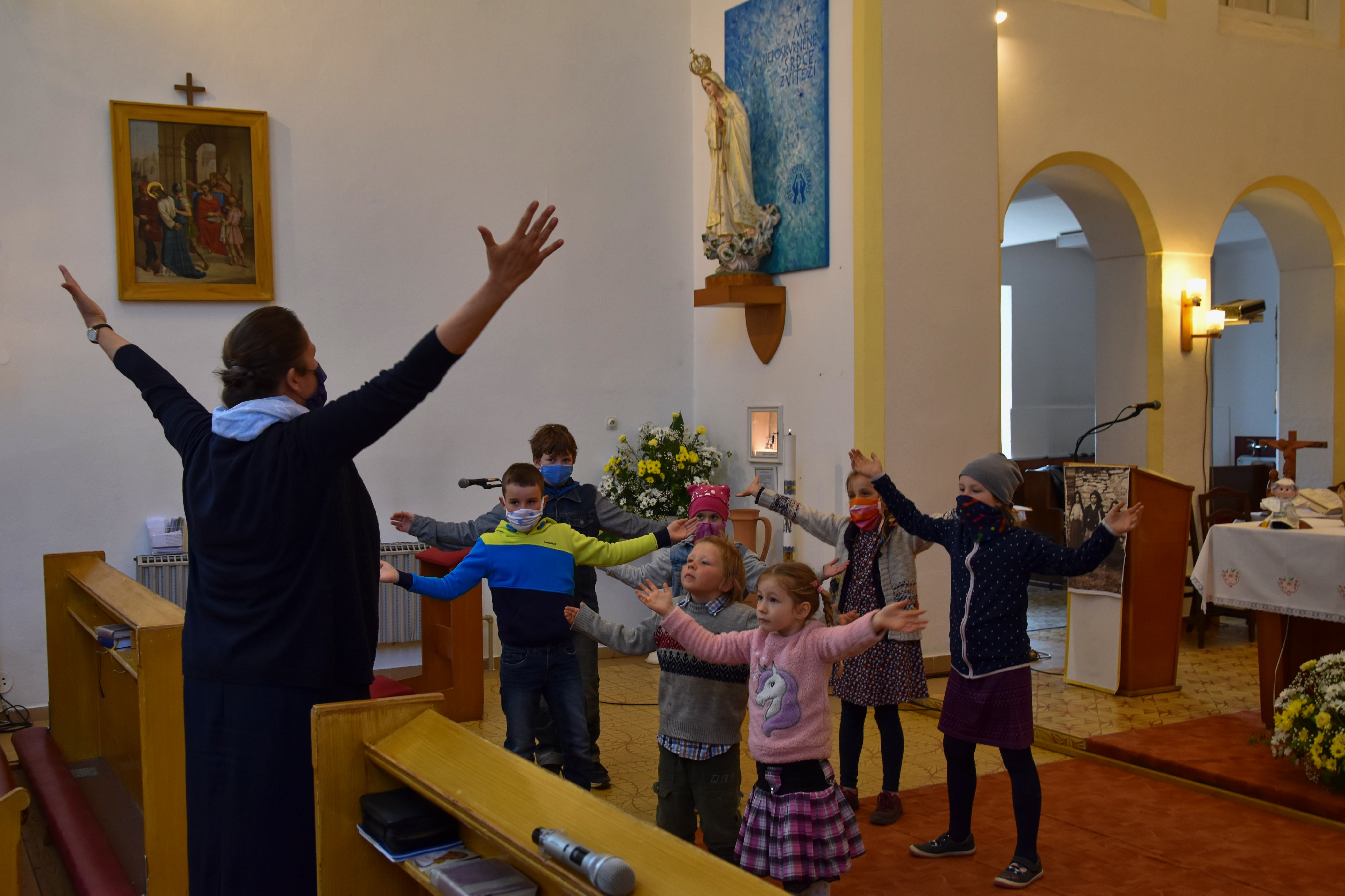 Dětská mše svatá 1. květnové mariánské soboty