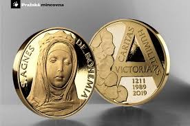 Pamětní medaile svaté Anežky České - Řím 2019