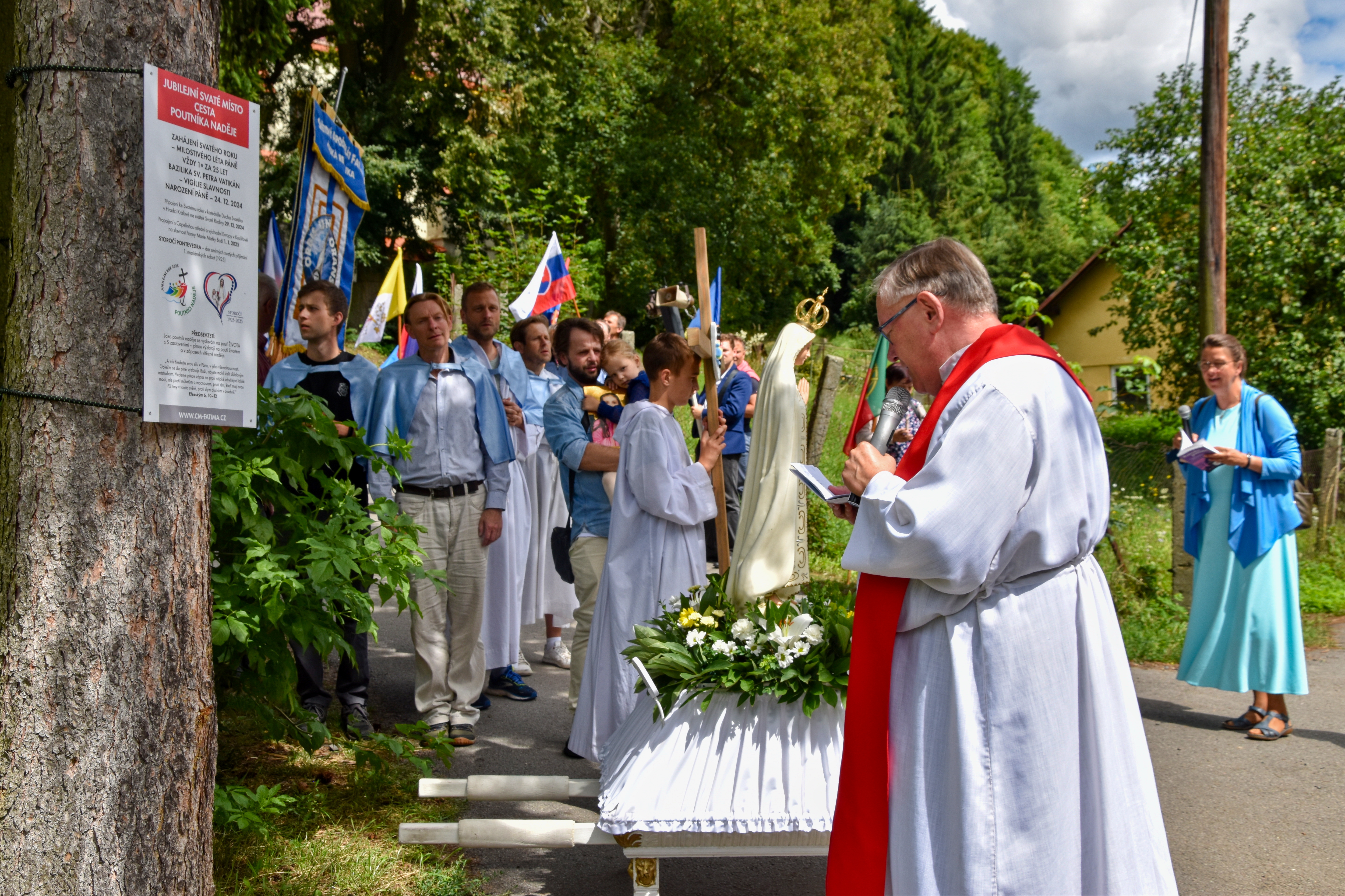 Díkůvzdání za 30 let Českomoravské Fatimy v Koclířově